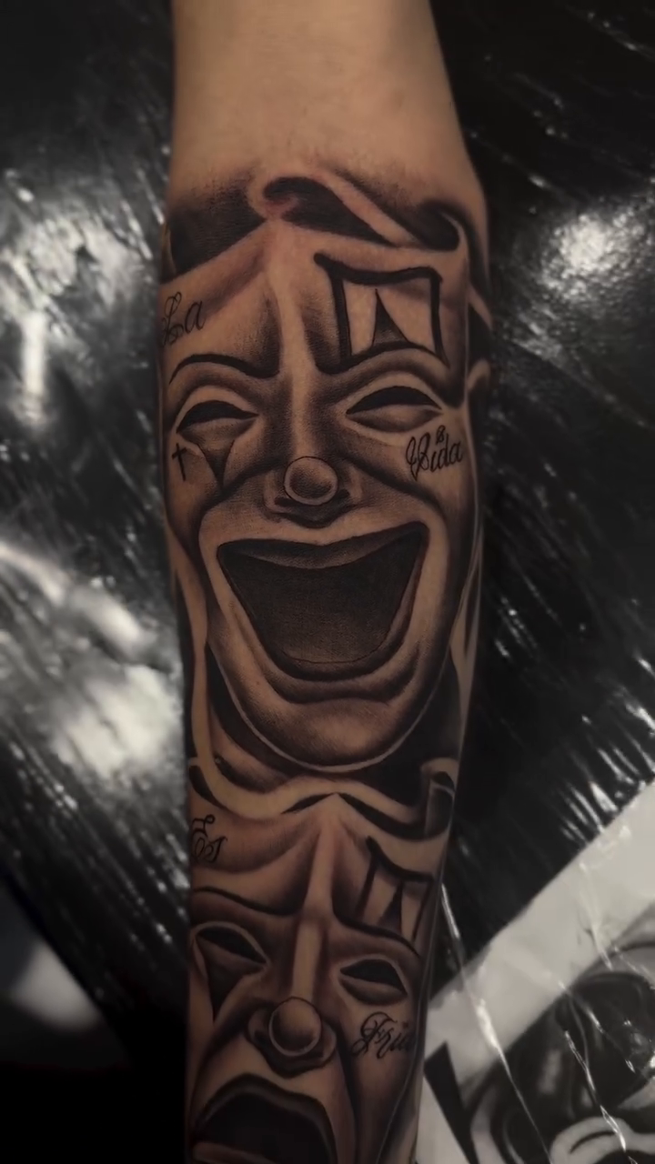 Tattoo by @mayleninks — chicano, black_and_grey