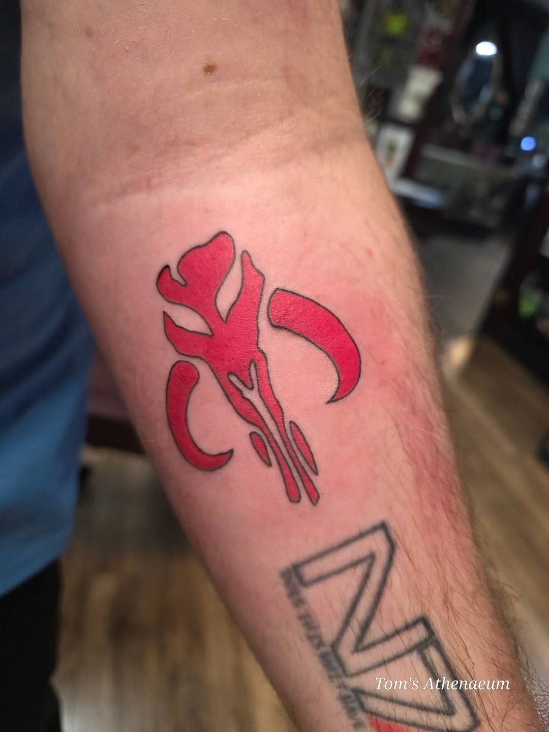 Tattoo by @toms_athenaeum — blackwork