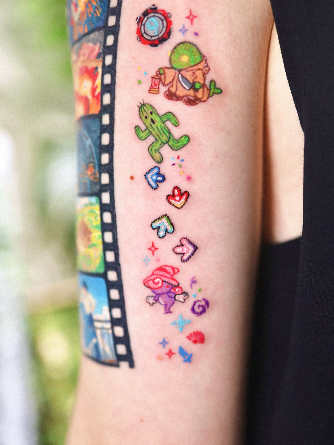 Tattoo by @kettle_tats — new_school, anime