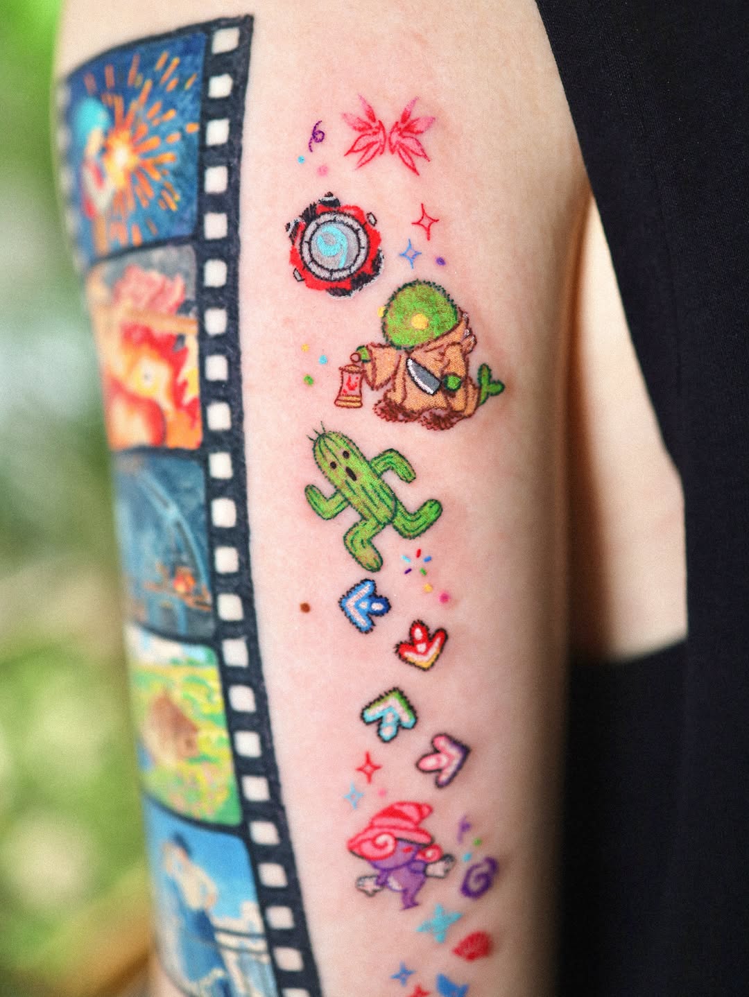 Tattoo by @kettle_tats — new_school, anime