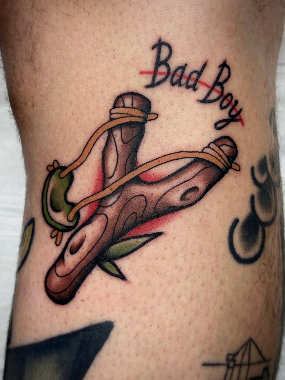 Tattoo by @tattookek — american_traditional, lettering_script