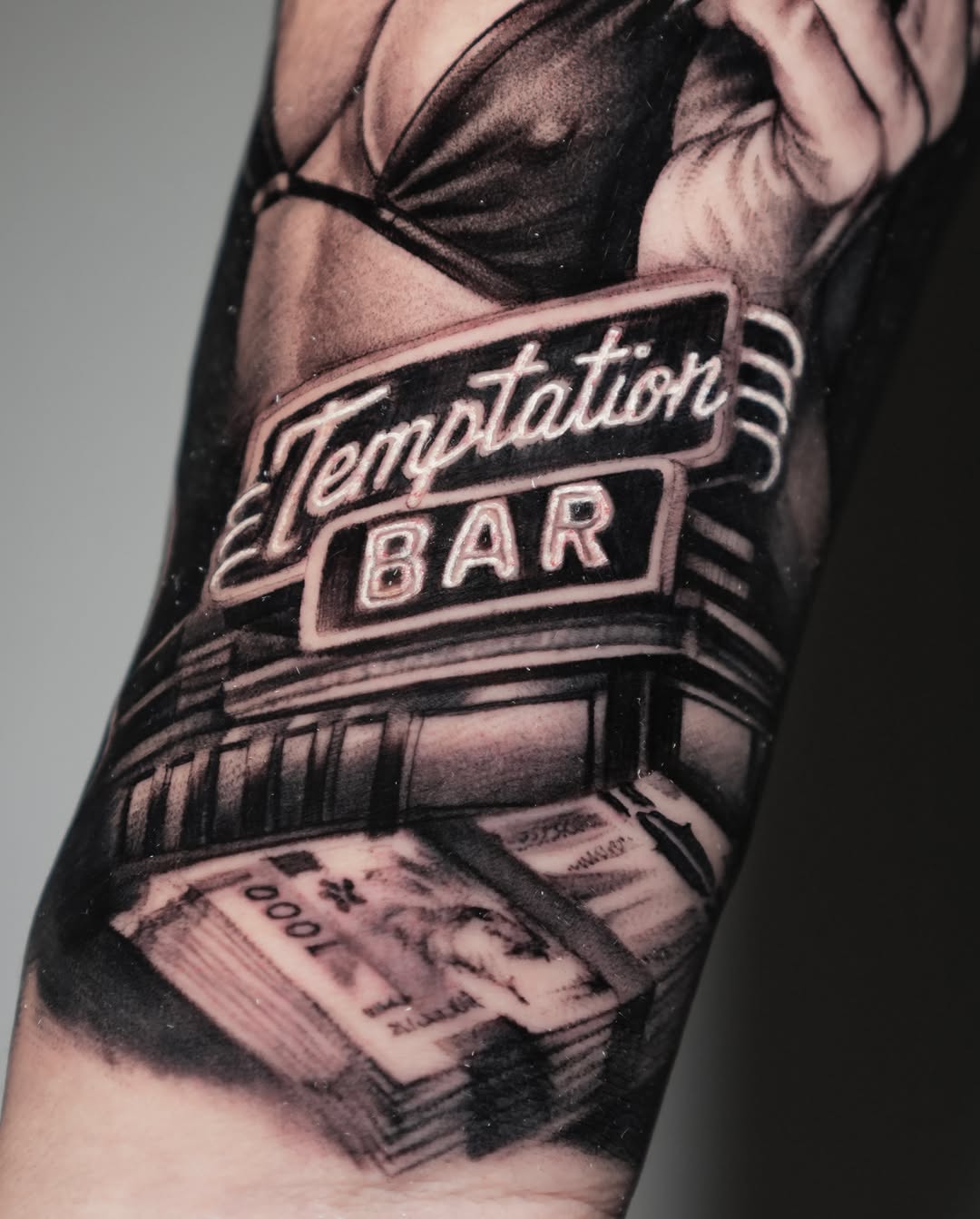 Tattoo by @micogeologo_tattoo โ realism, lettering_script