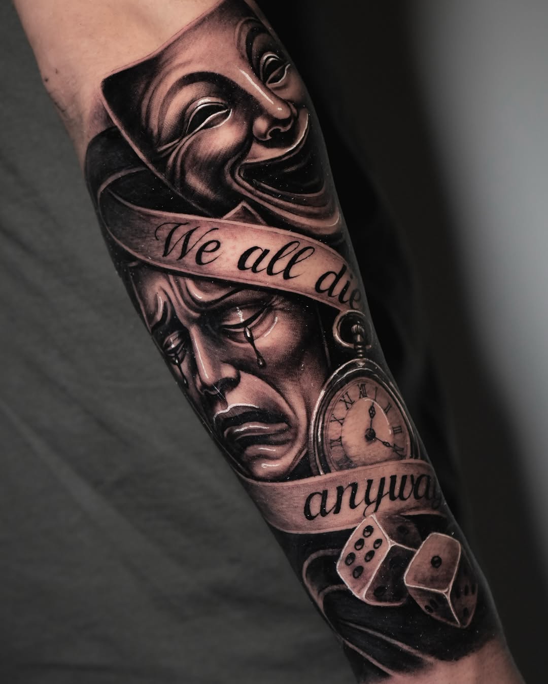 Tattoo by @micogeologo_tattoo โ realism, lettering_script