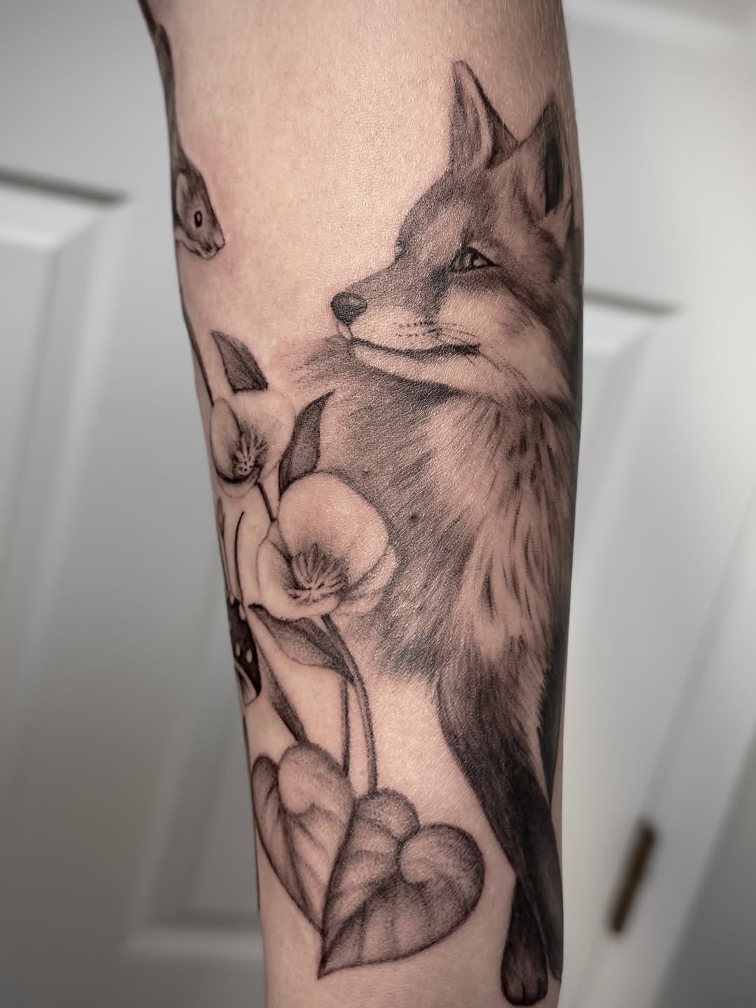 Tattoo by @tatts_by_kat — realism, black_and_grey