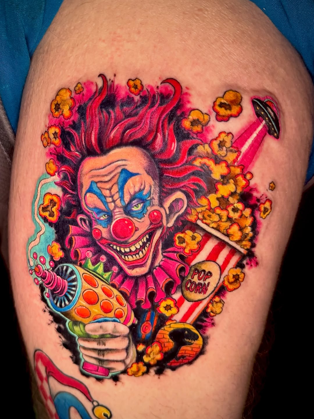 Tattoo by @pisces.moonchild.tattoos โ new_school, trash_polka