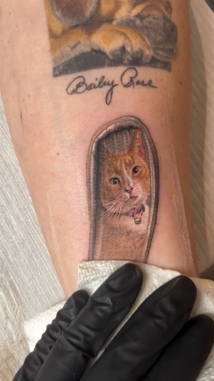 Tattoo by @gemma_tattooer — realism, black_and_grey