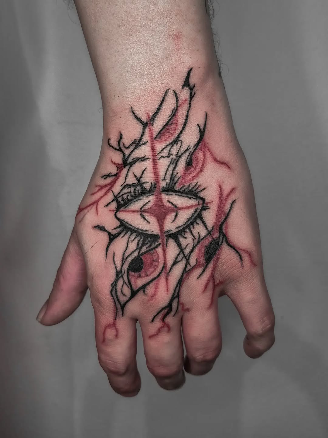 Tattoo by @pdro.yo — blackwork, trash_polka