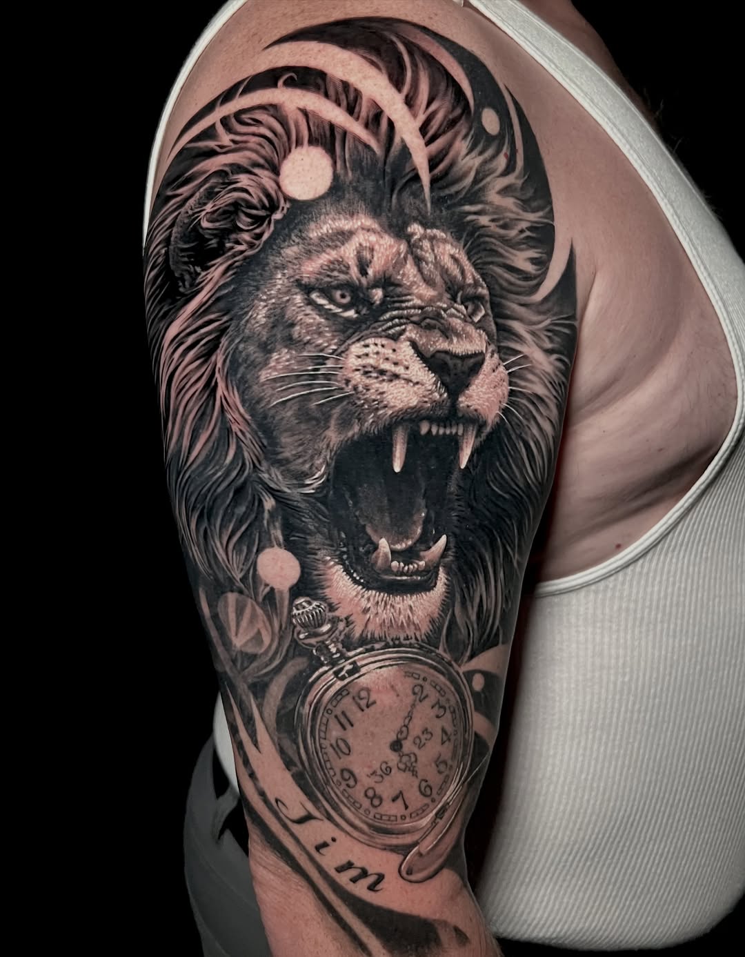 Tattoo by @alan.giles.tattoos — realism, black_and_grey