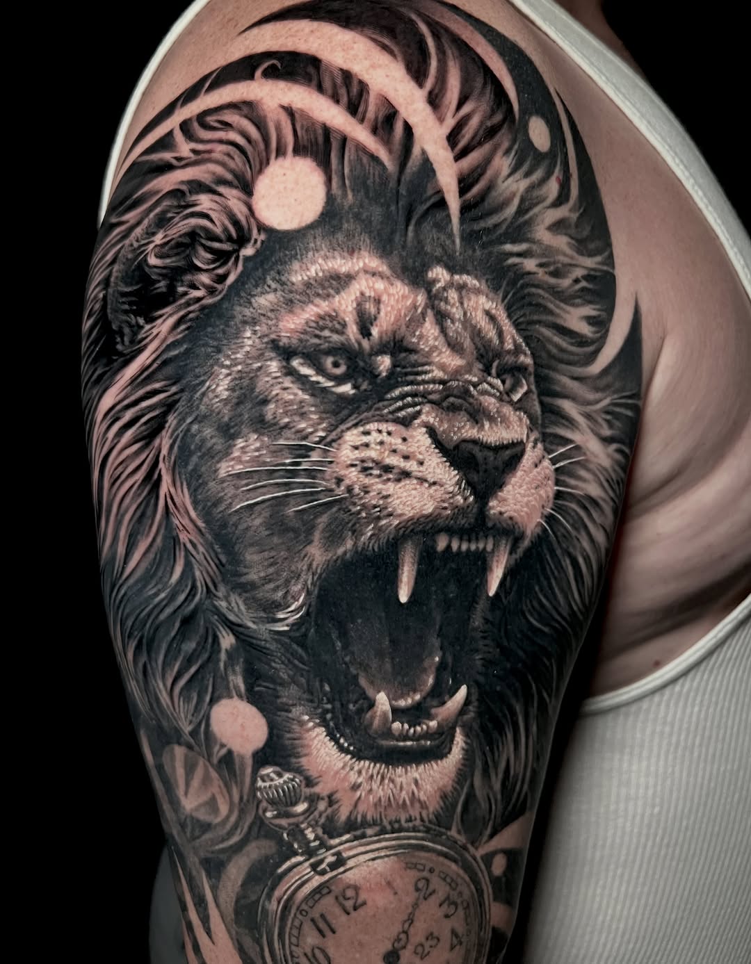 Tattoo by @alan.giles.tattoos — realism, black_and_grey