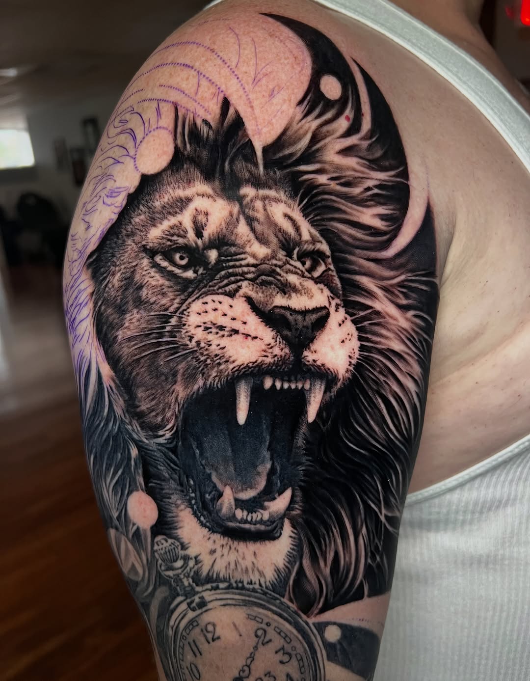 Tattoo by @alan.giles.tattoos — realism, black_and_grey
