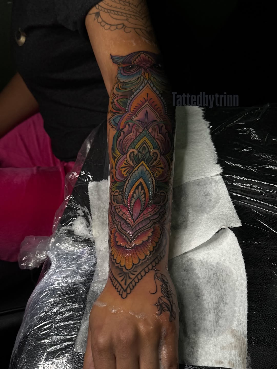 Tattoo by @tattedbytrinn — ornamental, geometric
