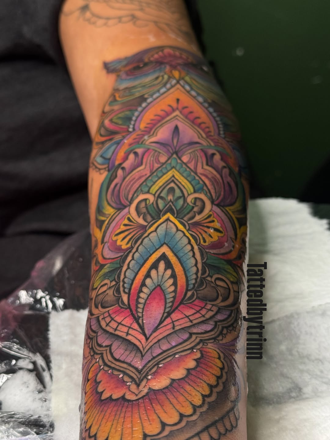 Tattoo by @tattedbytrinn — geometric, ornamental