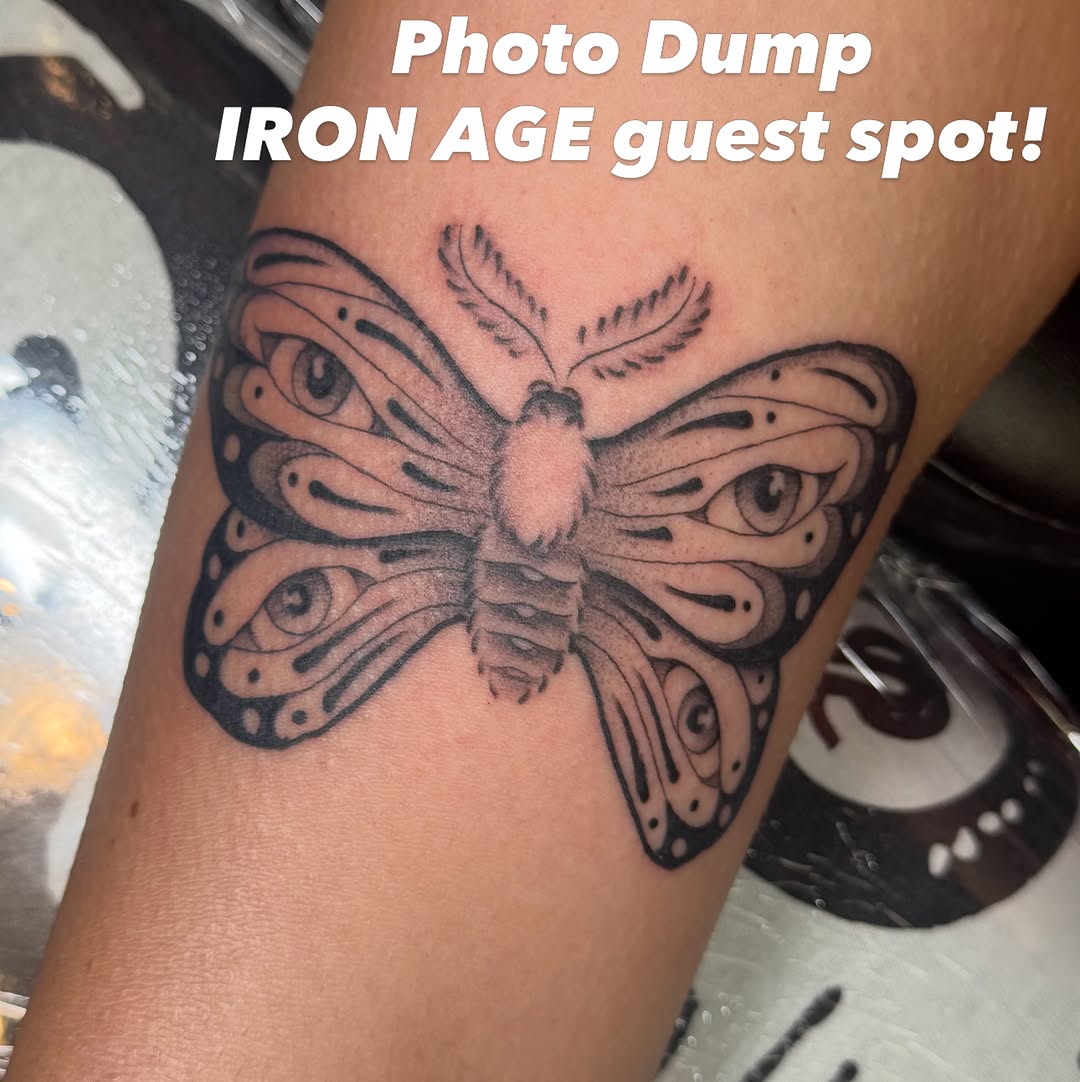Tattoo by @lizrd.tats — black_and_grey, dark_realism