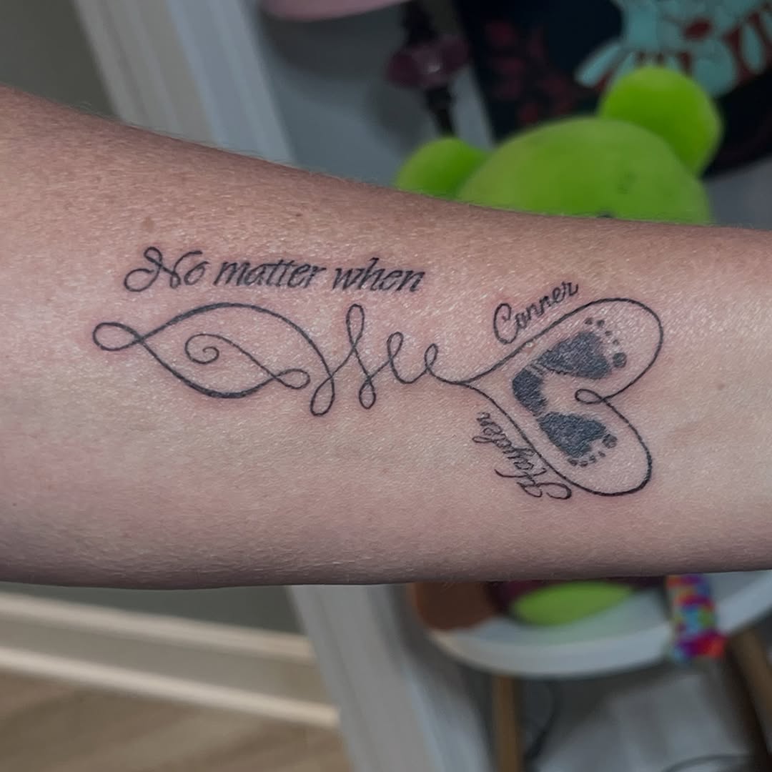 Tattoo by @bossladyphe1 — lettering_script, fine_line