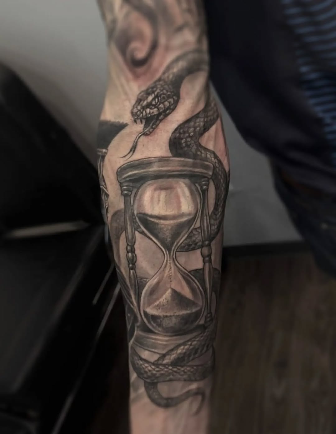 Tattoo by @tokarev_igor_tattoo β realism, black_and_grey