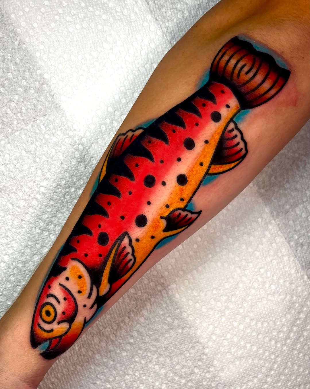 Tattoo by @anchoredaweightattoo — american_traditional