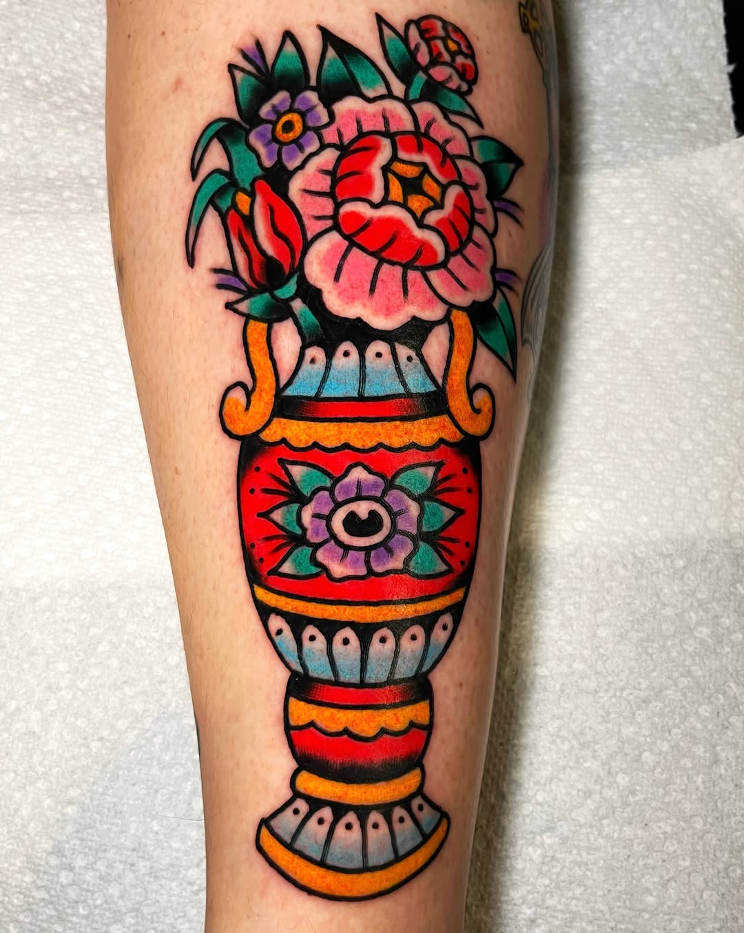 Tattoo by @anchoredaweightattoo — american_traditional