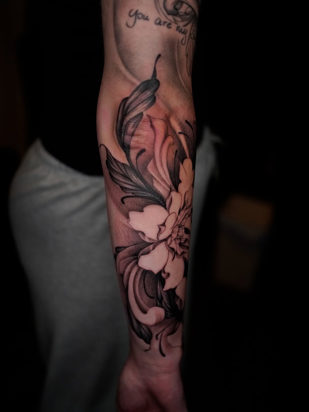 Tattoo by @tattoosbyjaiden — black_and_grey, ornamental
