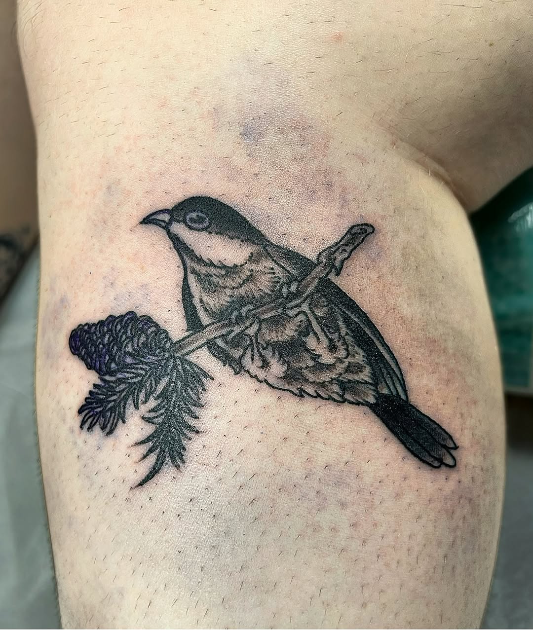 Tattoo by @olaf.tattoos — realism, black_and_grey