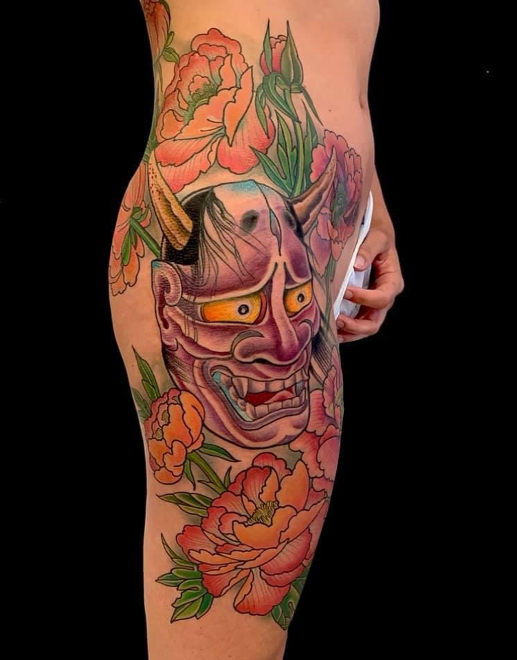 Tattoo by @tattoocoupdetat — japanese_irezumi, neo_traditional
