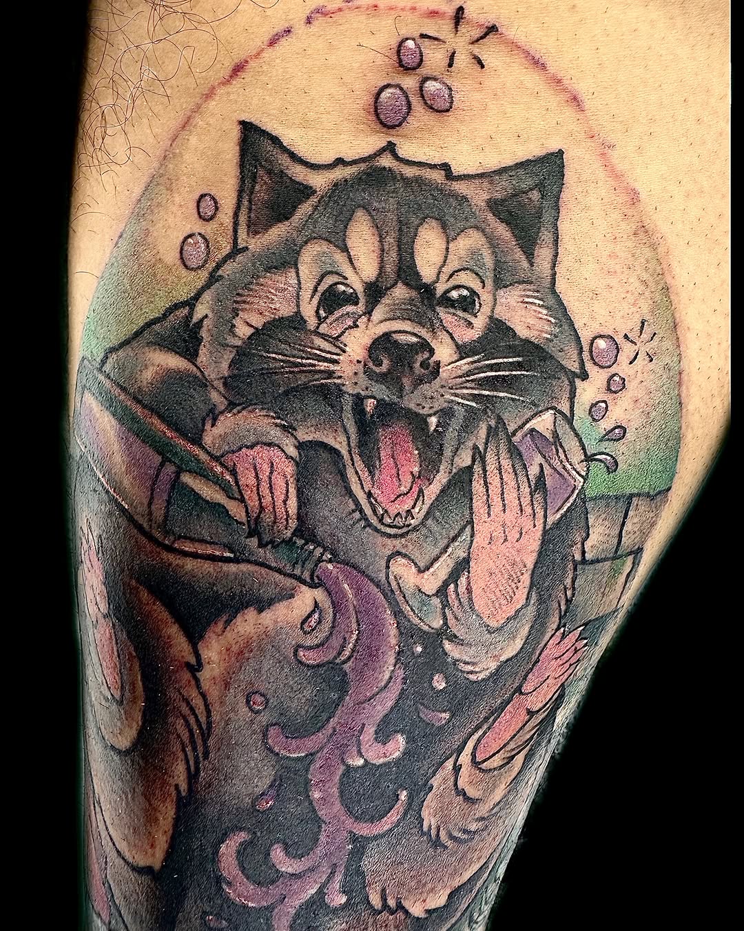 Tattoo by @tattoosbynat — new_school, illustrative
