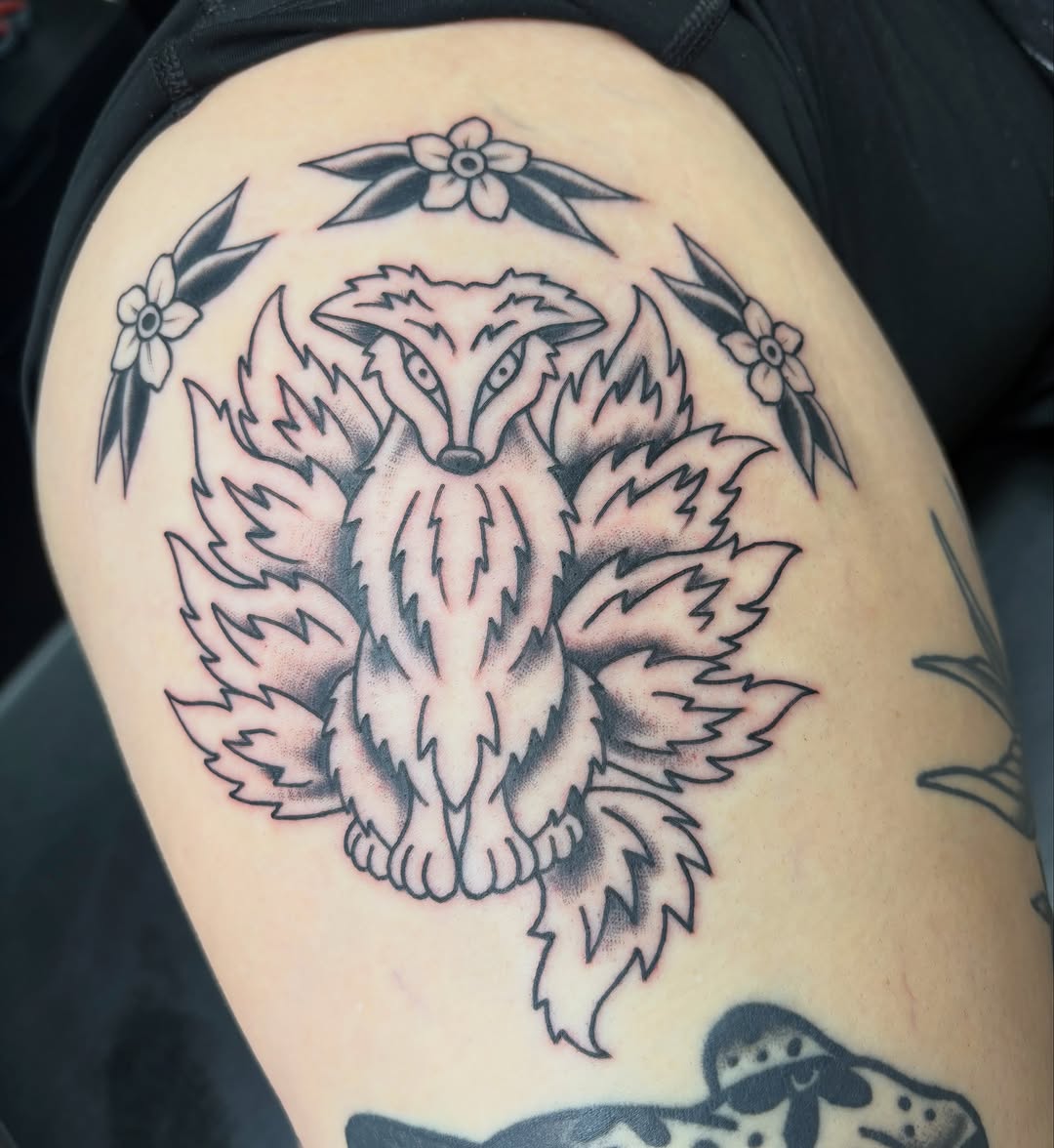 Tattoo by @steamedhamztattoo — american_traditional, black_and_grey