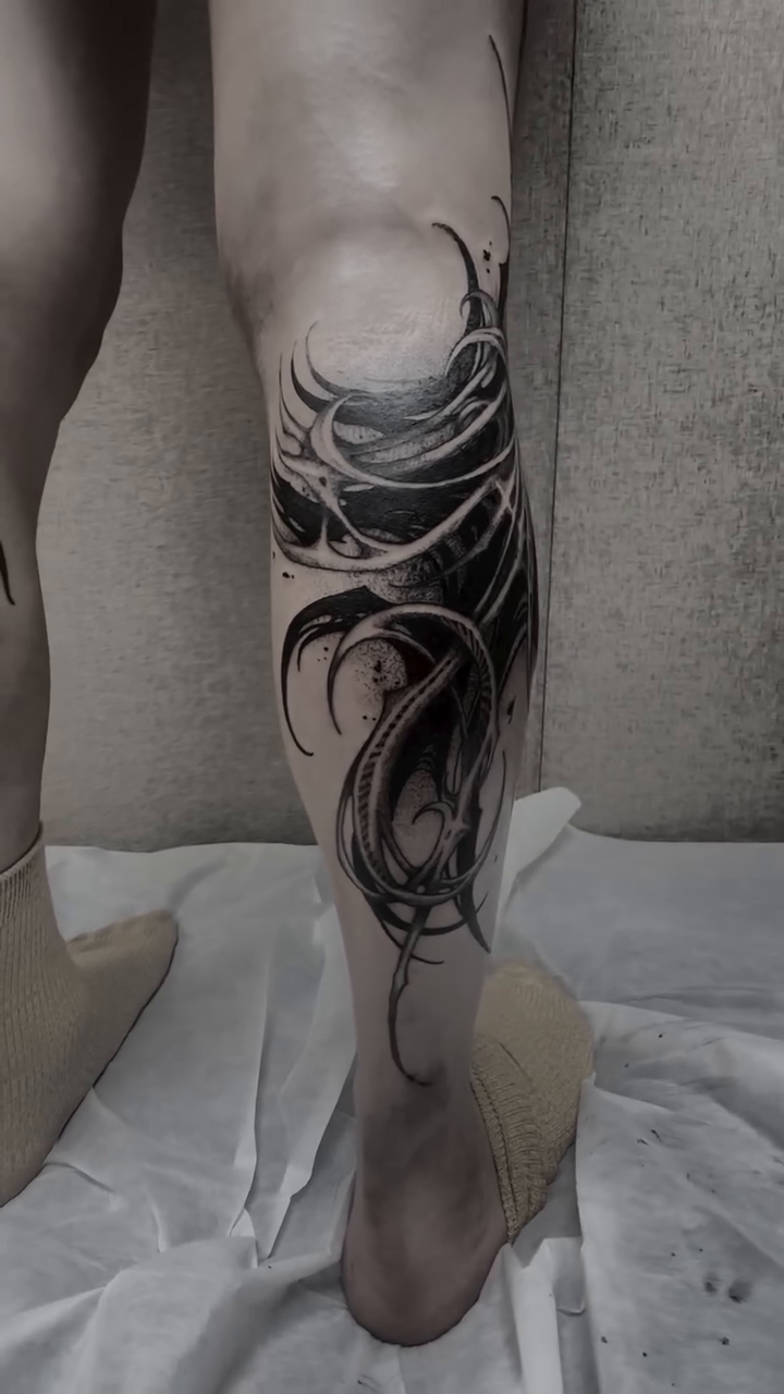 Tattoo by @blacklagoon___ — blackwork, ornamental