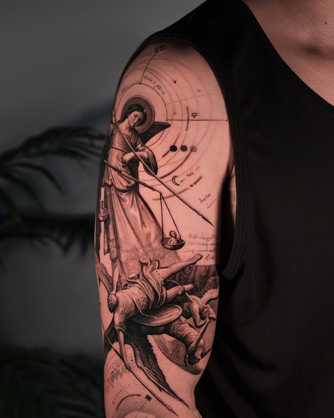 Tattoo by @hmms.tat — black_and_grey, realism