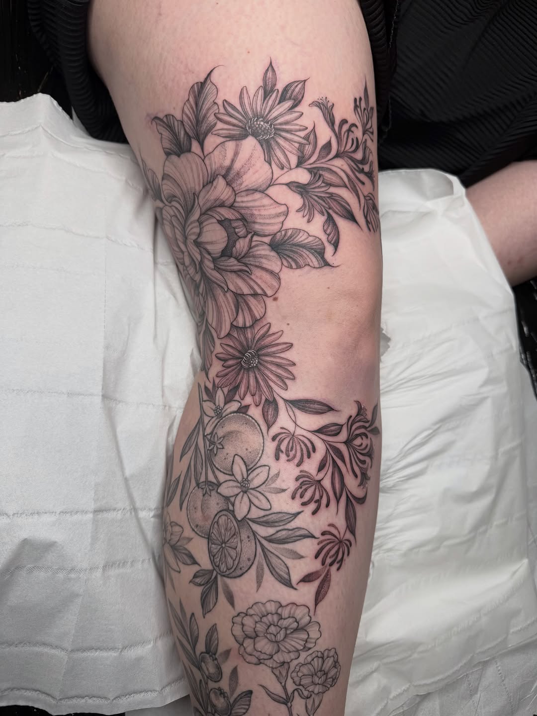 Tattoo by @emmaloutattooxx — black_and_grey, realism