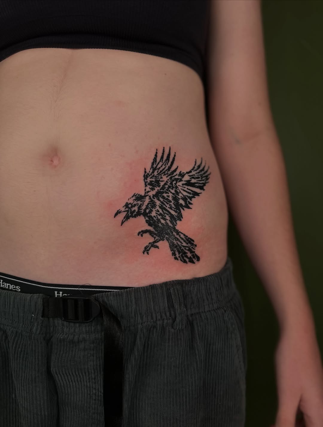 Tattoo by @tapiotats — blackwork