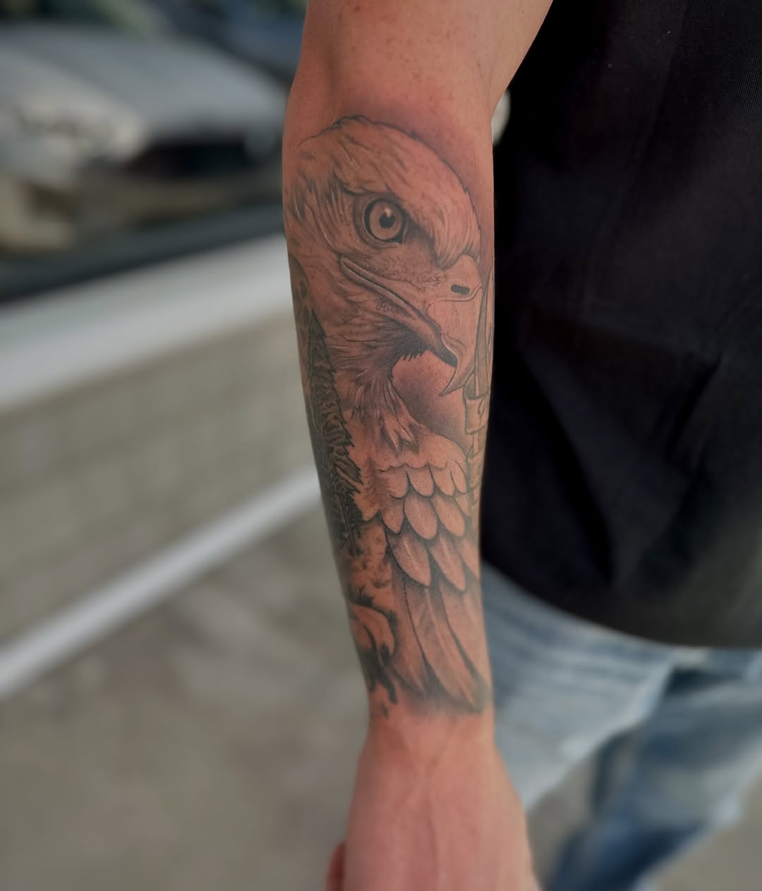 Tattoo by @christhomas.tattoo — realism, black_and_grey