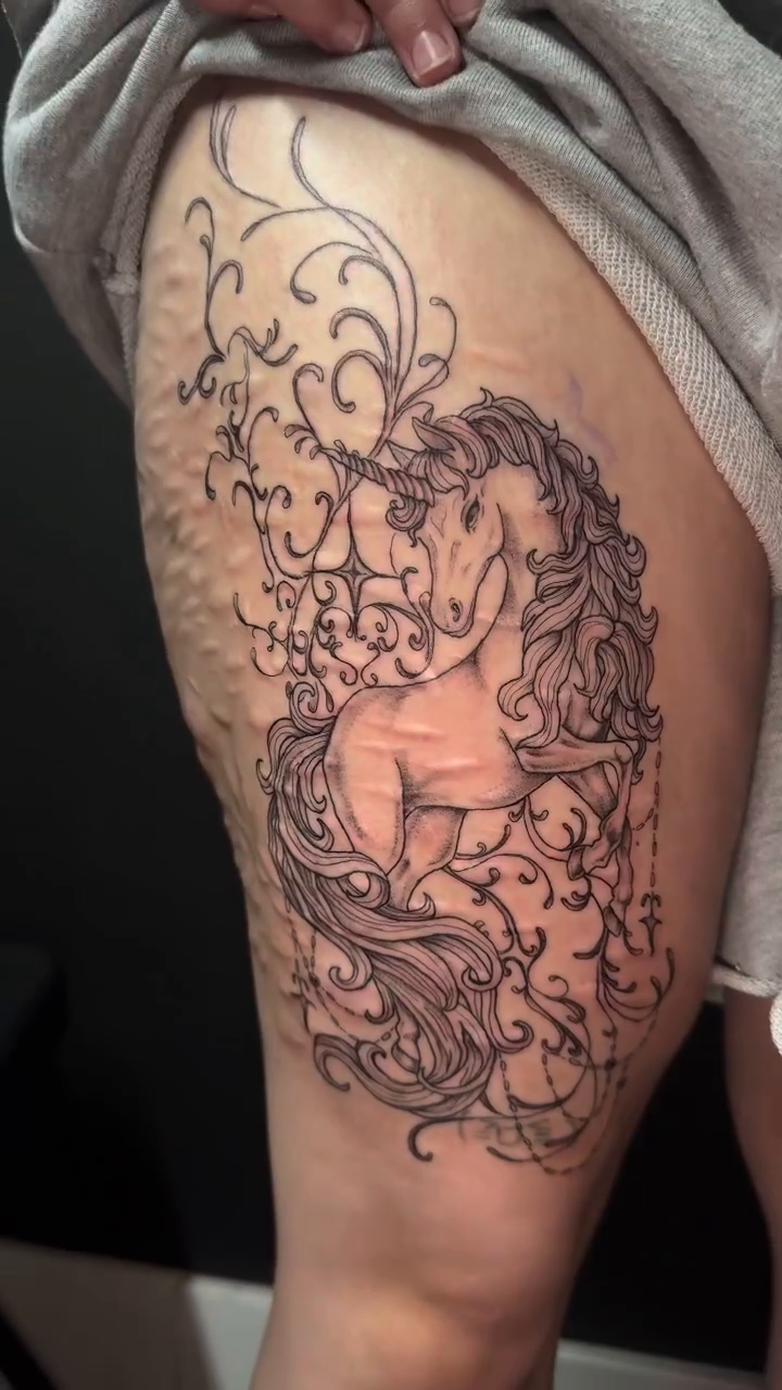 Tattoo by @hy_ink — japanese_irezumi, black_and_grey
