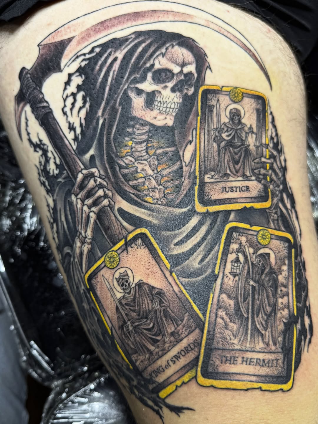 Tattoo by @chadmc509 — black_and_grey, realism