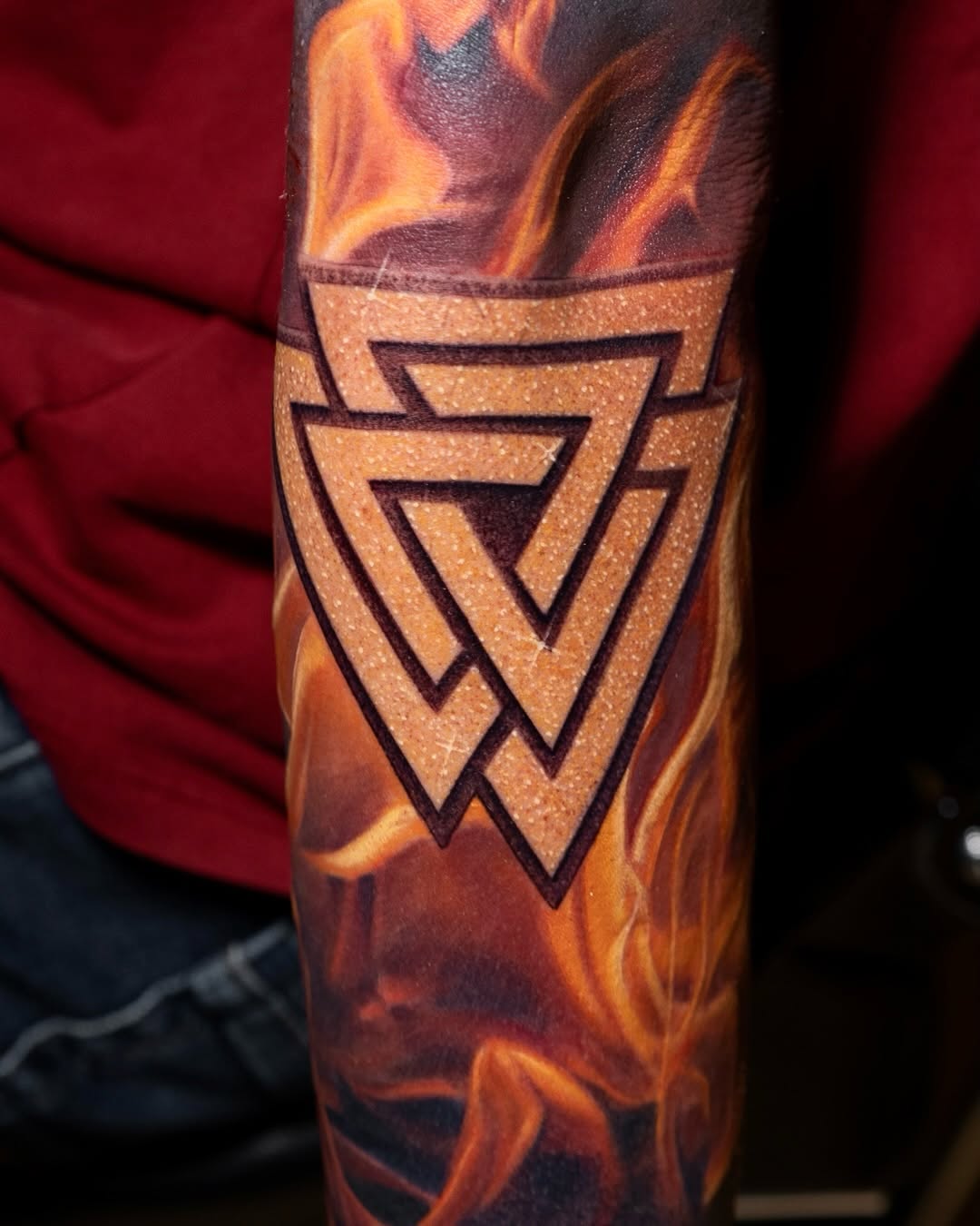 Tattoo by @nikolaymertsalov — geometric, realism