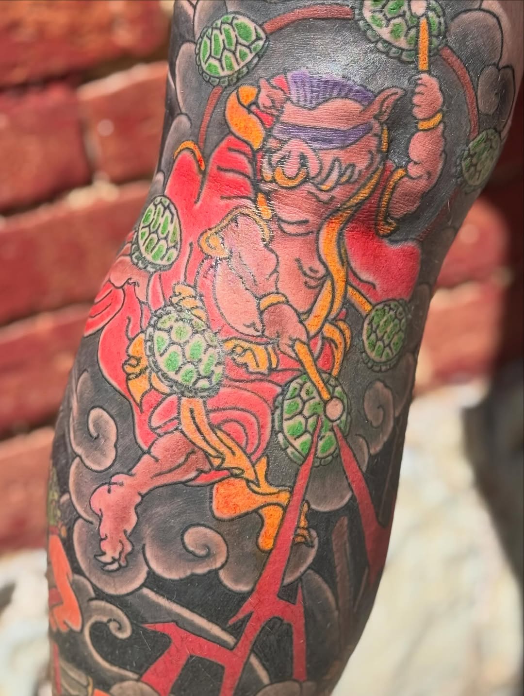 Tattoo by @joshftwtattoo — japanese_irezumi, black_and_grey