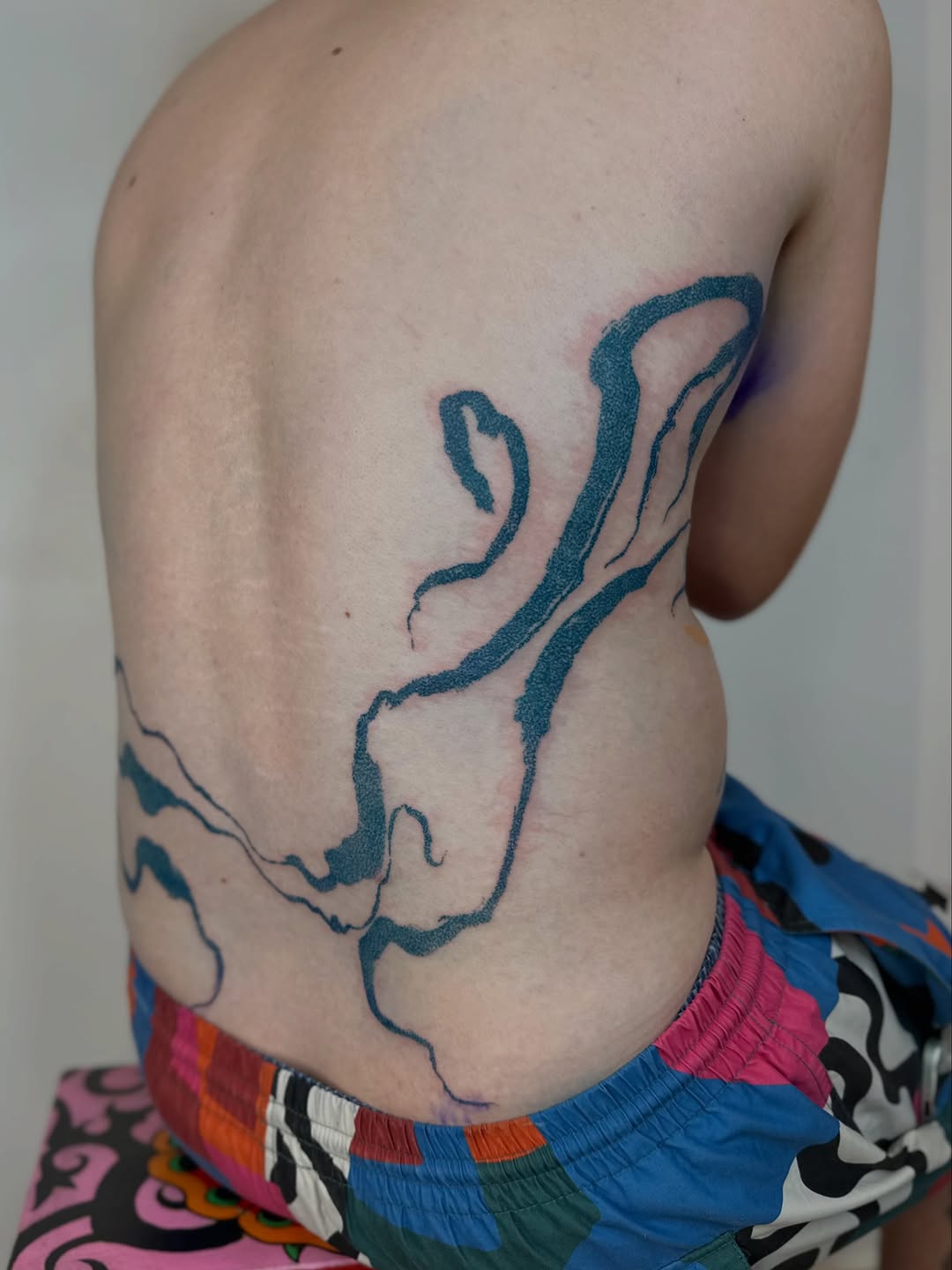 Tattoo by @kyklothymia — blackwork, dotwork