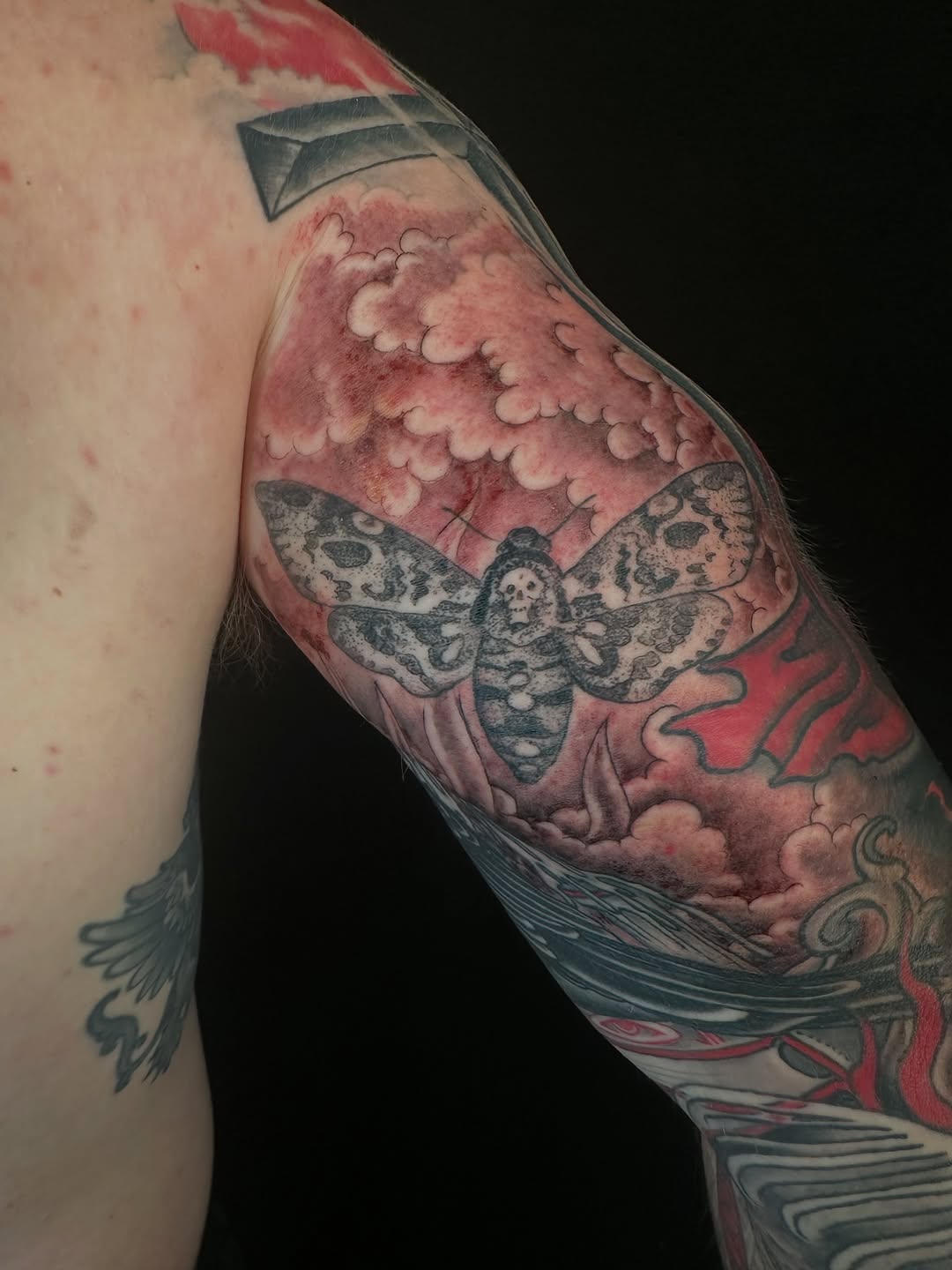 Tattoo by @electricunicorn — black_and_grey, realism