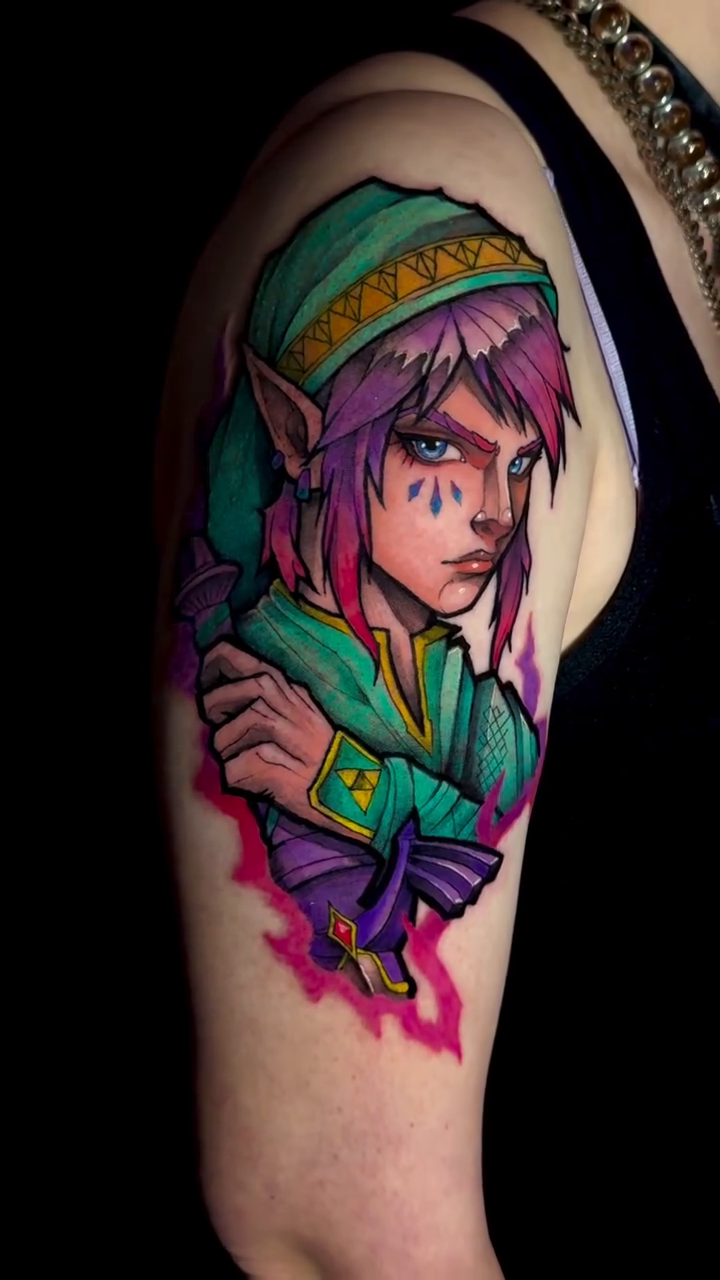 Tattoo by @zenfullart — anime, neo_traditional
