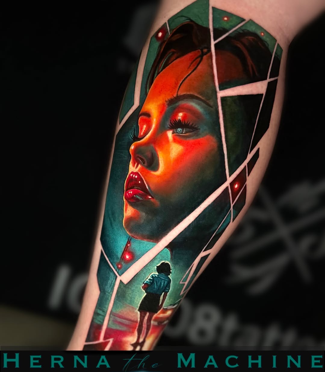Tattoo by @herna.the.machine — realism, trash_polka