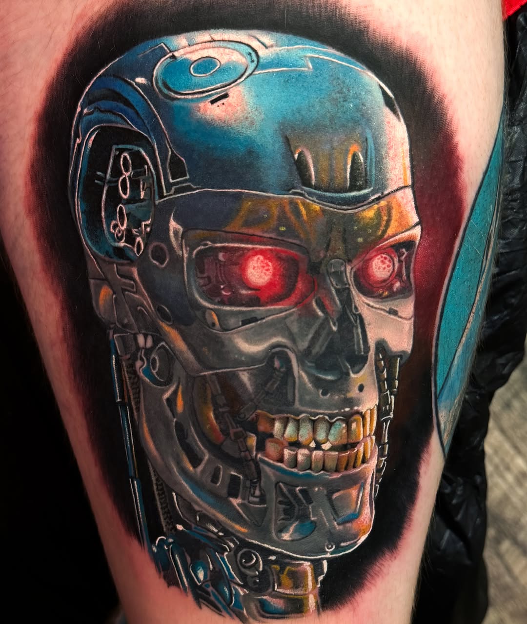 Tattoo by @rikkileetattoo โ realism, black_and_grey