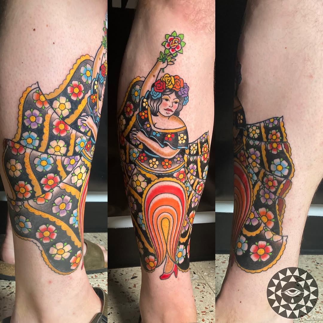 Tattoo by @chelsartistry — american_traditional, neo_traditional