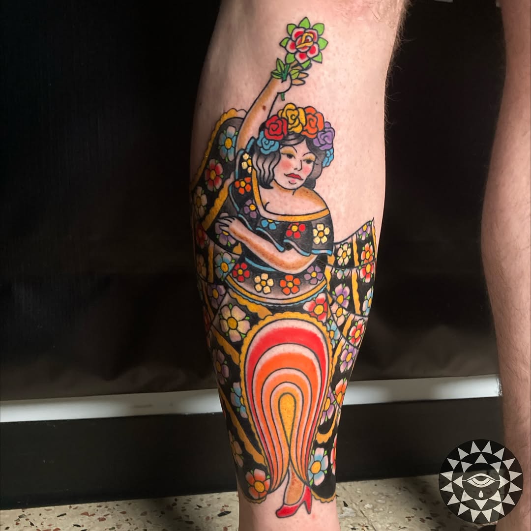 Tattoo by @chelsartistry — american_traditional, neo_traditional