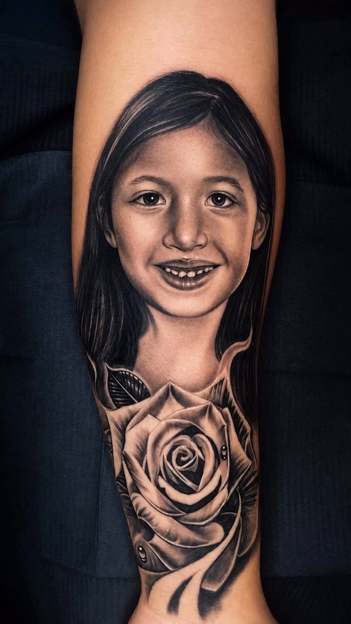 Tattoo by @sixxdeuce — realism, black_and_grey