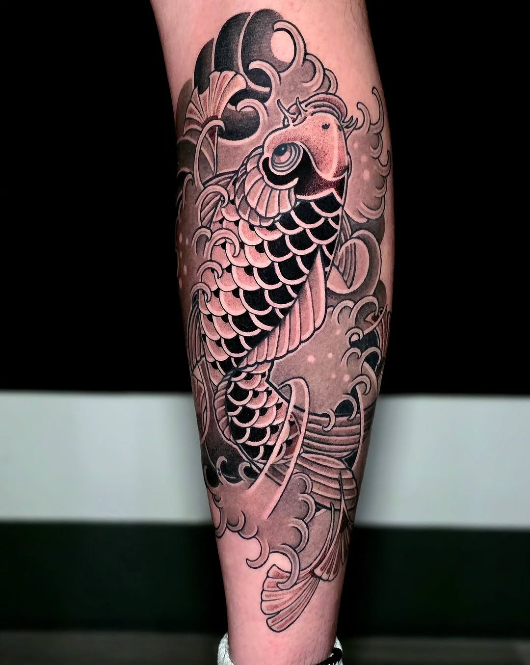 Tattoo by @dat_ngph — japanese_irezumi, black_and_grey