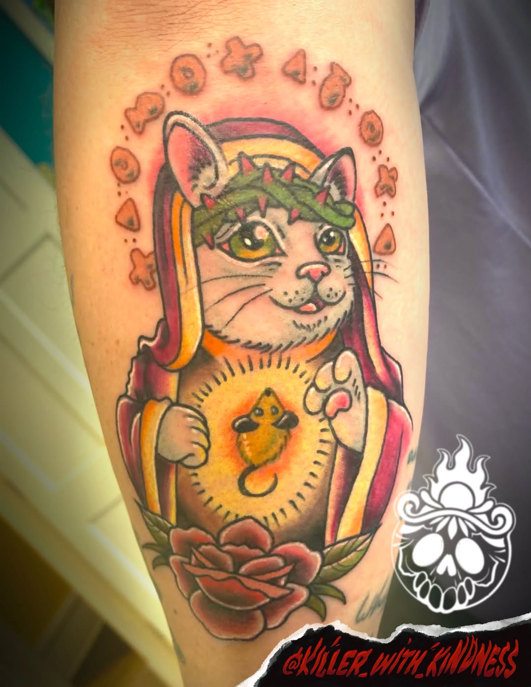 Tattoo by @killer_with_kindness — american_traditional, neo_traditional