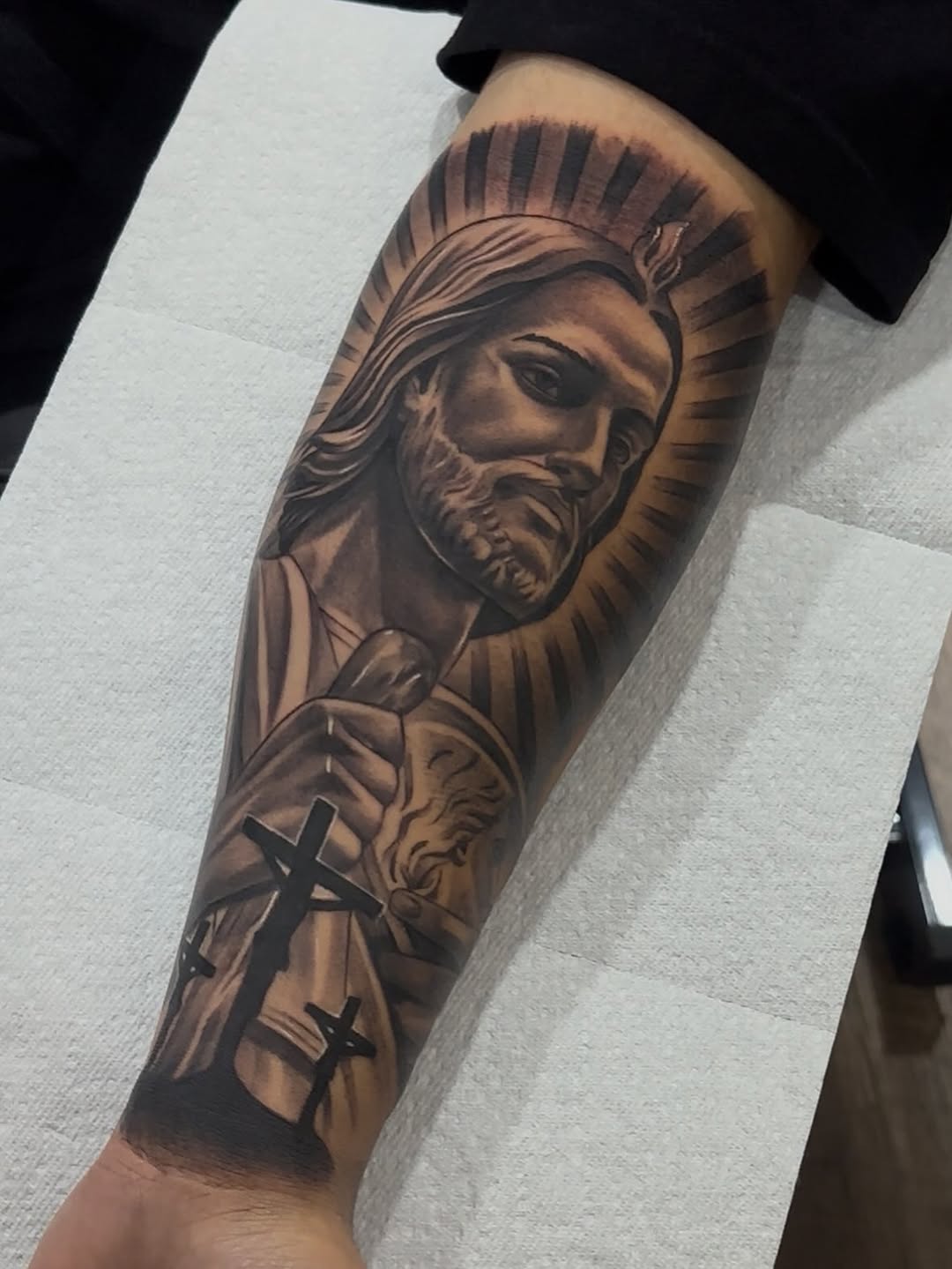 Tattoo by @affiliated.ink — realism, black_and_grey