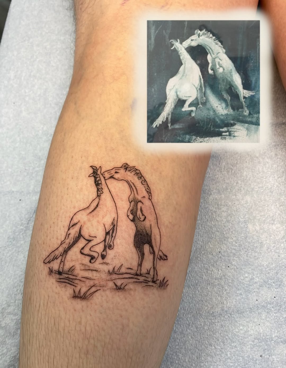 Tattoo by @oliviatawzertattoo โ black_and_grey, realism