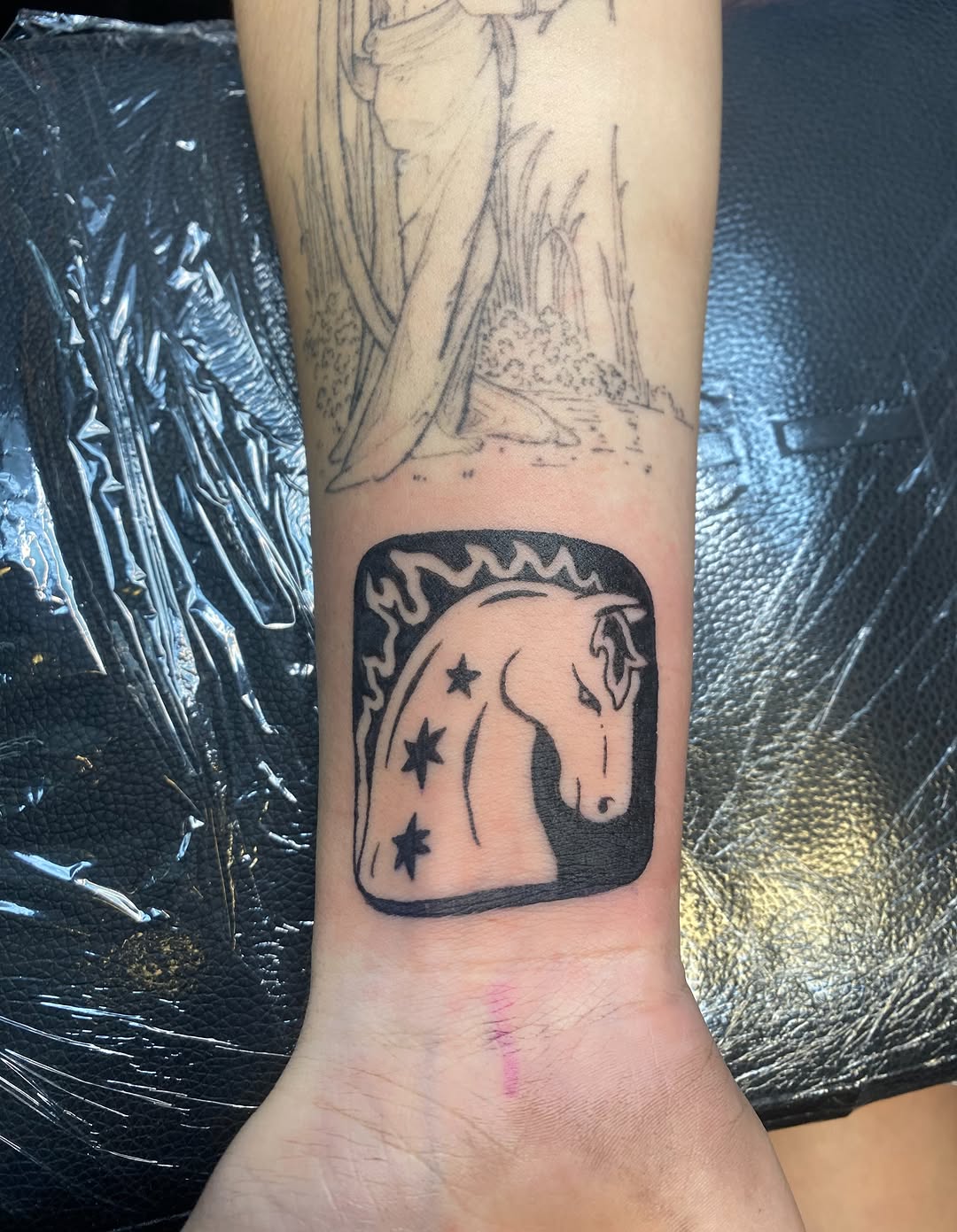 Tattoo by @oliviatawzertattoo โ blackwork
