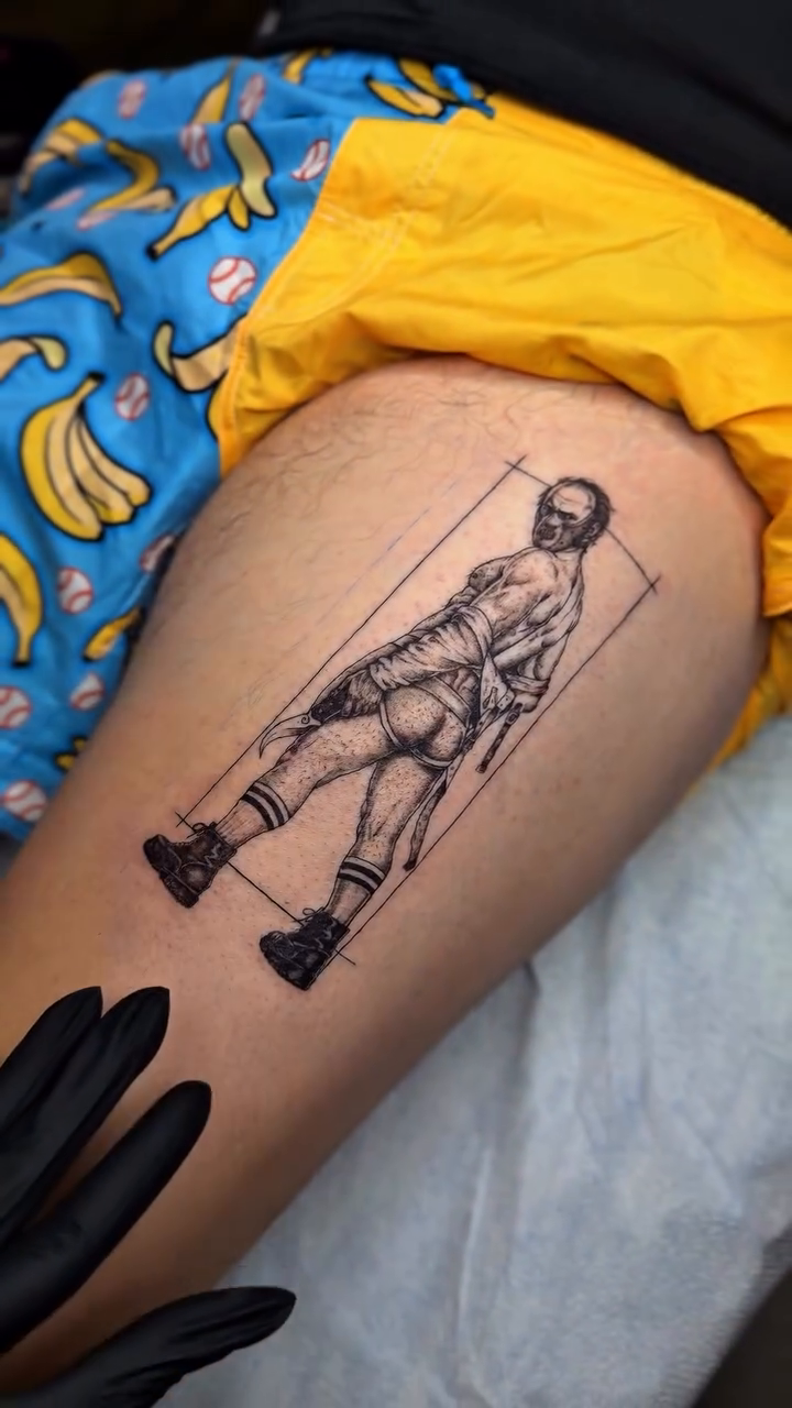 Tattoo by @1stclass.tattoo — illustrative, black_and_grey
