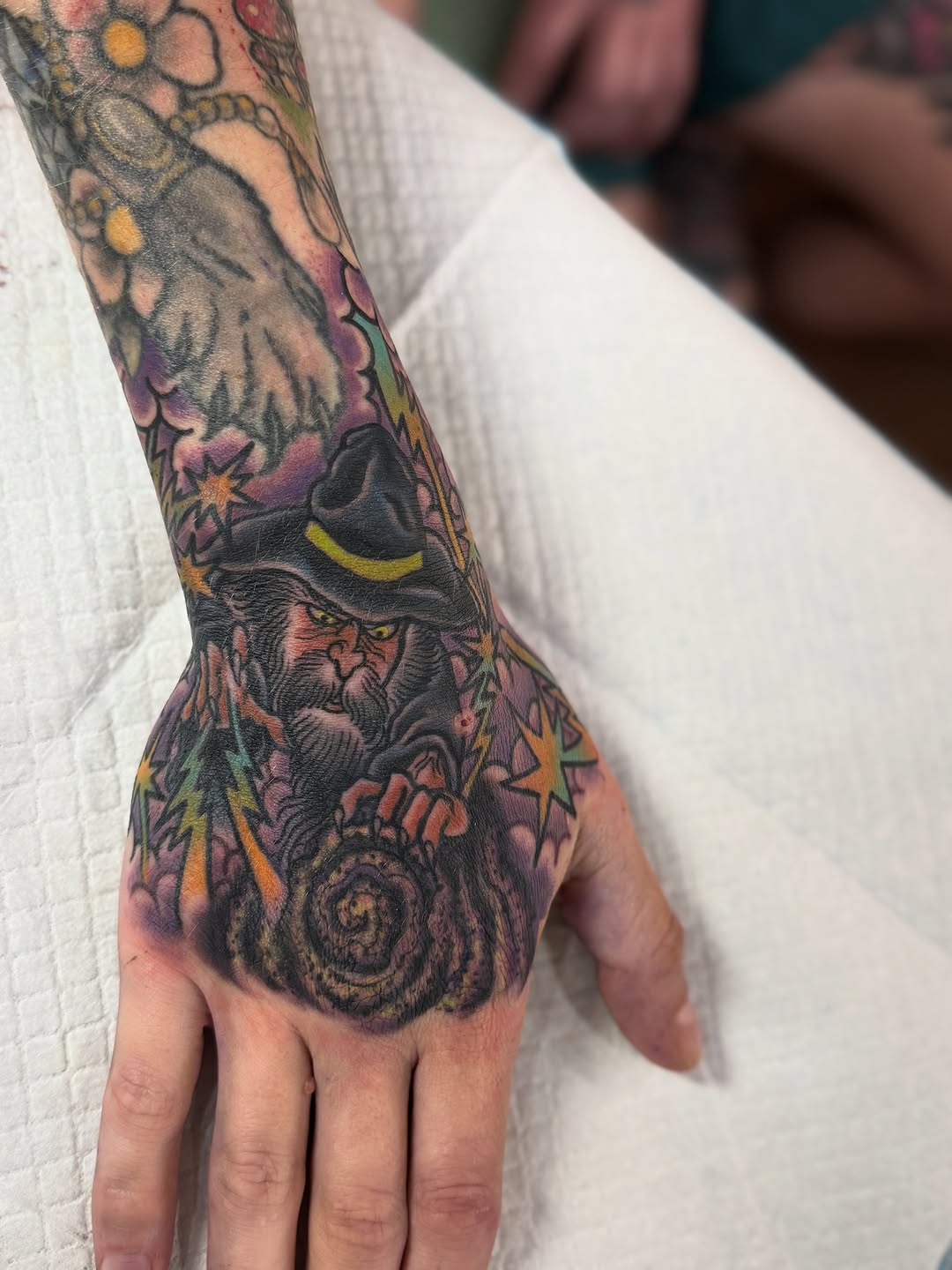 Tattoo by @shesarudemisfit — new_school, black_and_grey